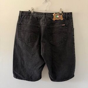 Vintage Paco Sports Men Denim Black Jorts Shorts 36 Waist